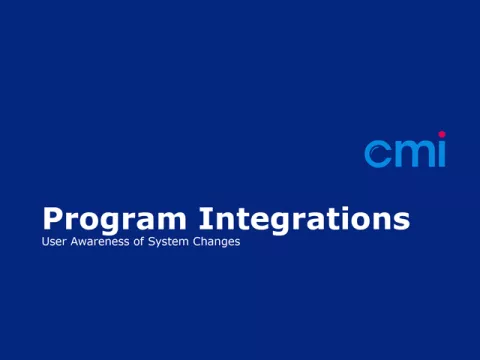 program integrations