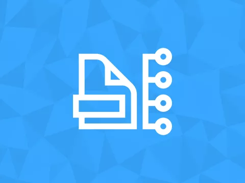 document organization chart icon