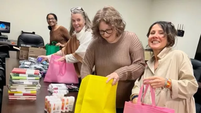 CMI co-workers volunteering