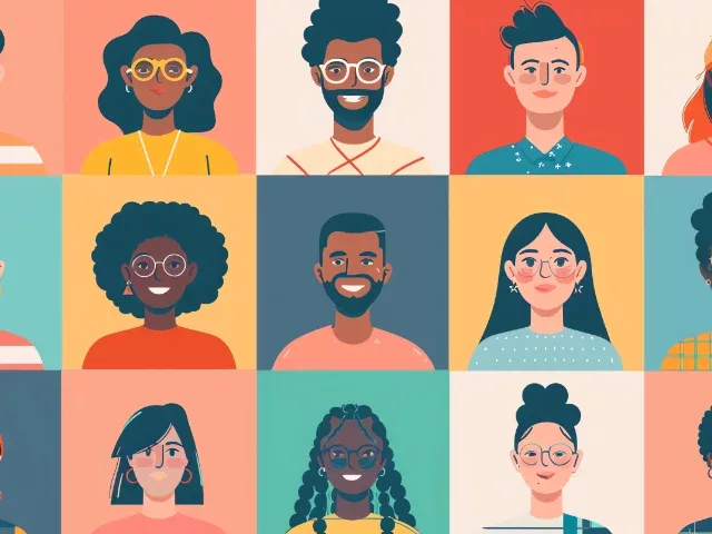 Illustration of diverse personas