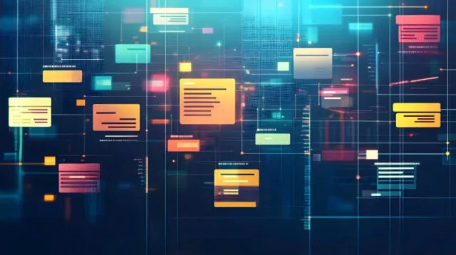 teration boards abstract illustration